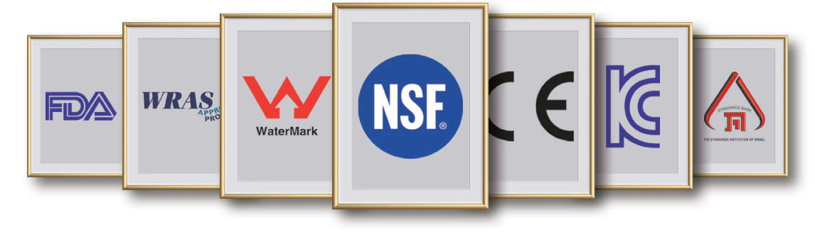 Certification logos